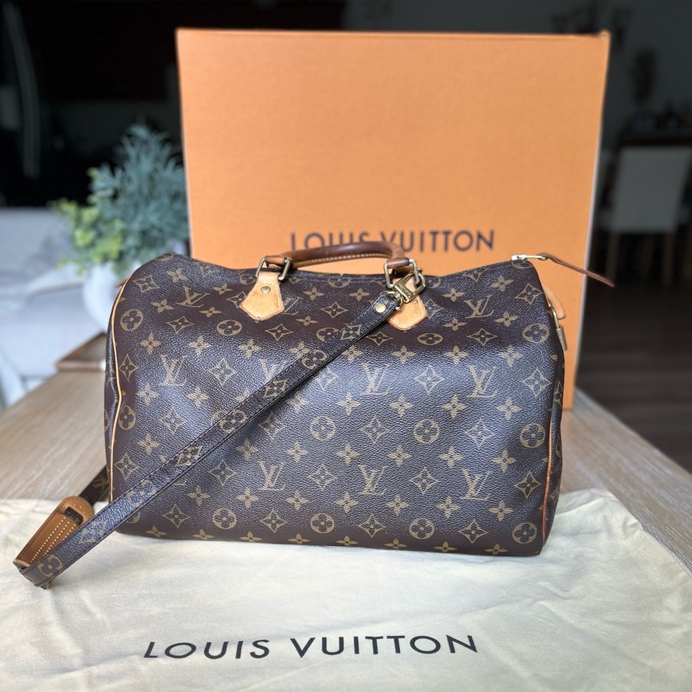Louis Vuitton Speedy 35 w/ Louis Vuitton